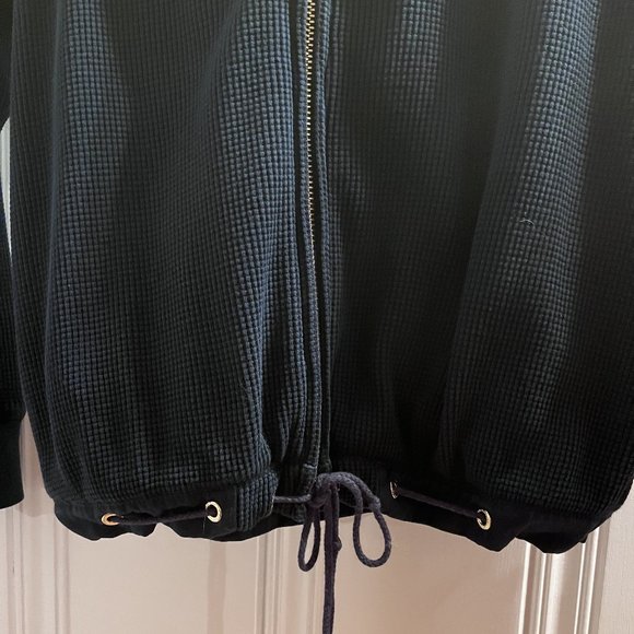 Juicy Couture Navy Hooded Jacket sz S - Picture 6 of 16